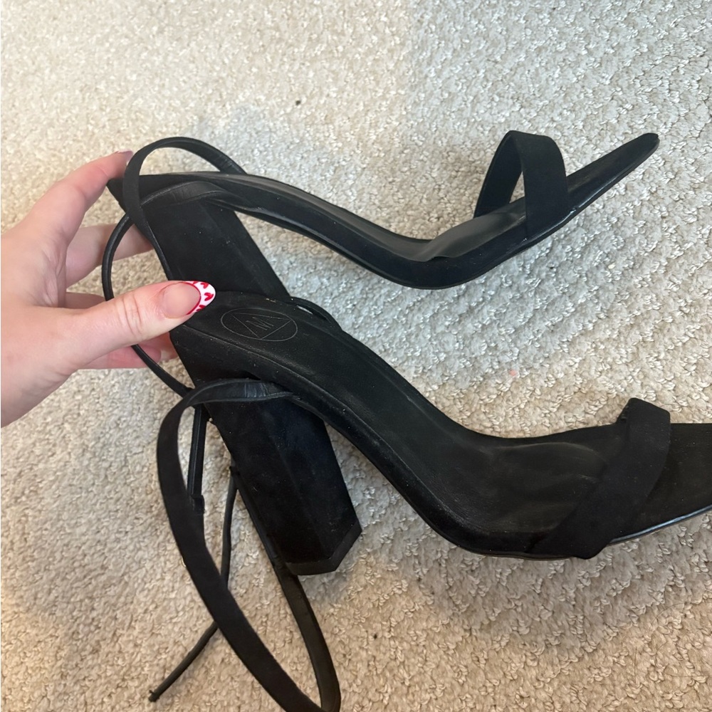 Black Suede Heels